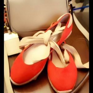 Bailarina spadtilles orange shoes